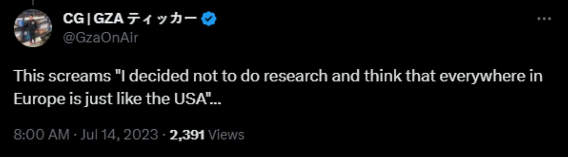Netizen responds to the viral TikTok video (Image via Twitter)